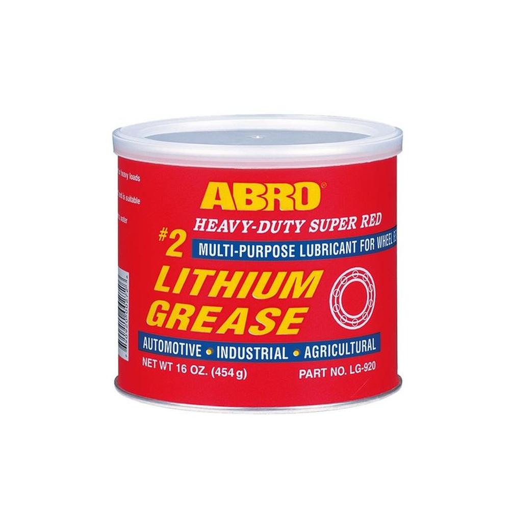 ABRO Grasa de Litio Roja 2 LG-920 - 16 Oz