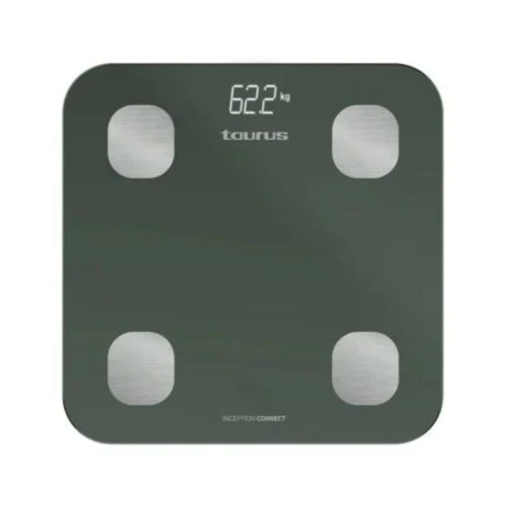 Balanza inteligente Taurus de vidrio Inception Connect con Bluetooth