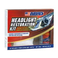 ABRO Kit Pulidor y Restaurador de Faros - 50 mL