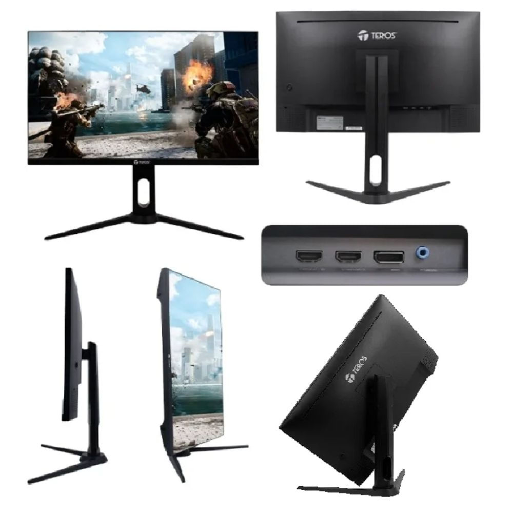 Monitor plano gaming TEROS TE-2752G, 27"" FHD IPS, 165 Hz, 1 ms, HDMI, DP