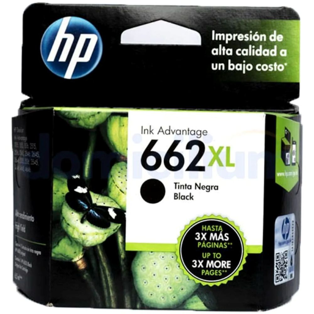 TINTA HP CZ105AL (662XL) NEGRO (360 PAG)