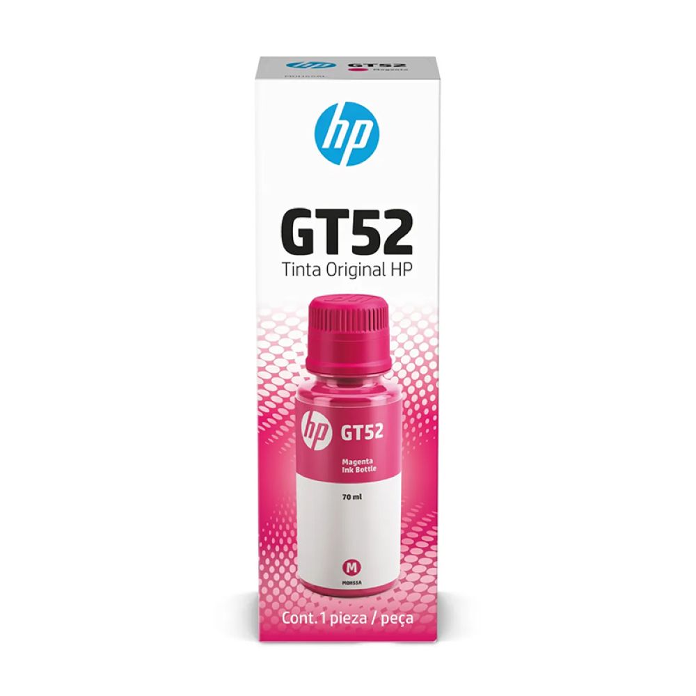 TINTA HP M0H55AL BOTTLE (GT52) MAGENTA 8000 PAG