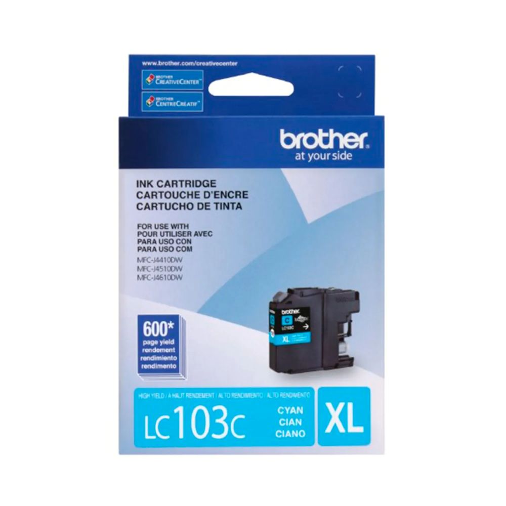 TINTA BROTHER LC103C CIAN MFC-J4510DW 600 PAG
