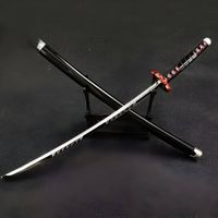 Espada Katana Demon Slayer Tanjiro Adorno Decoración con Base