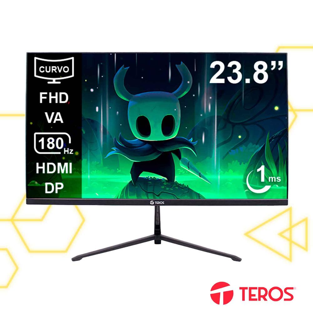 Monitor Gamer Curvo Teros TE-2476G 23.8 FHD 180Hz 1ms
