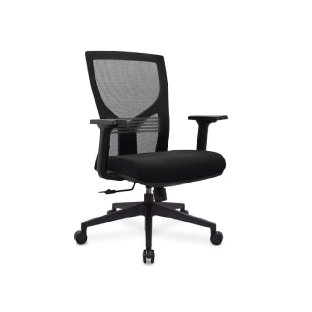 Silla Ergonómica Tom Reclinable Gerente Negro Ofideas