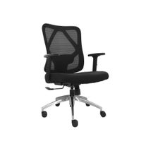Silla Ergonómica Enko Gerente Aluminio Negro Ofideas