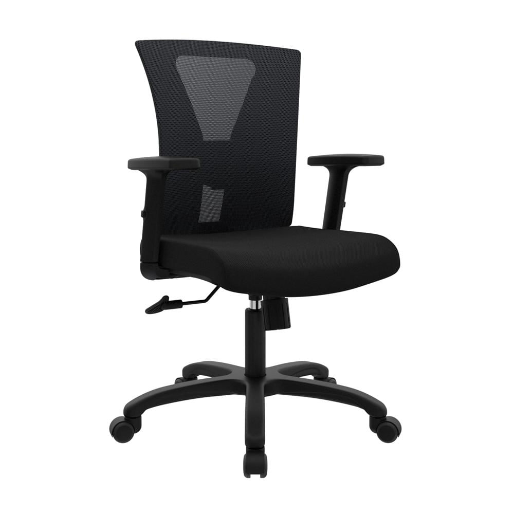 Silla Ergonómica Nix Gerente Brazos 3D Nylon Negro Ofideas
