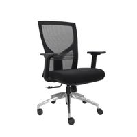 Silla Ergonómica Tom Gerente Aluminio negro 1D Ofideas