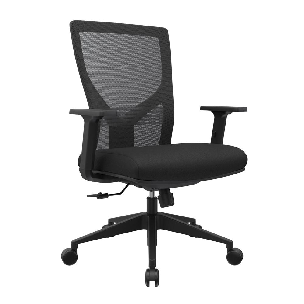 Silla Ergonómica Tom Gerente Nylon negro 1D Ofideas