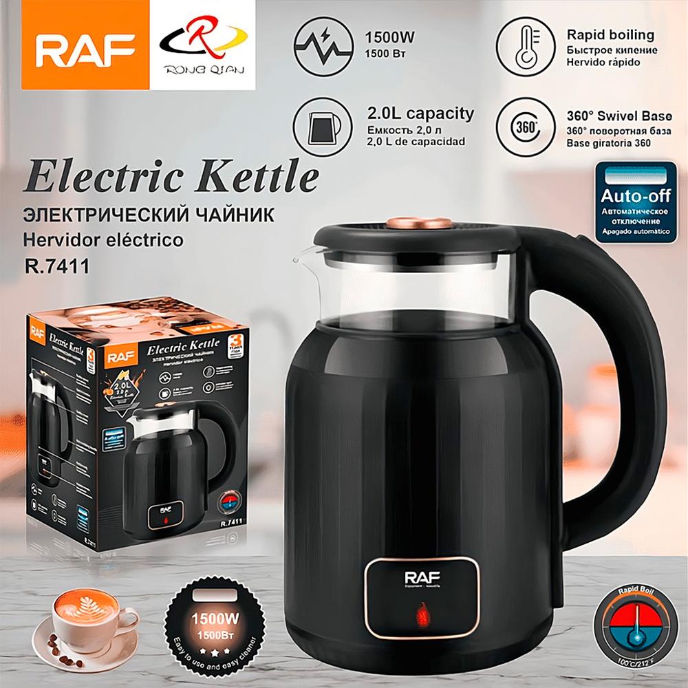 Raf R.7411 Hervidor De Agua Eléctrico 1500w Auto Off 2 LitroS