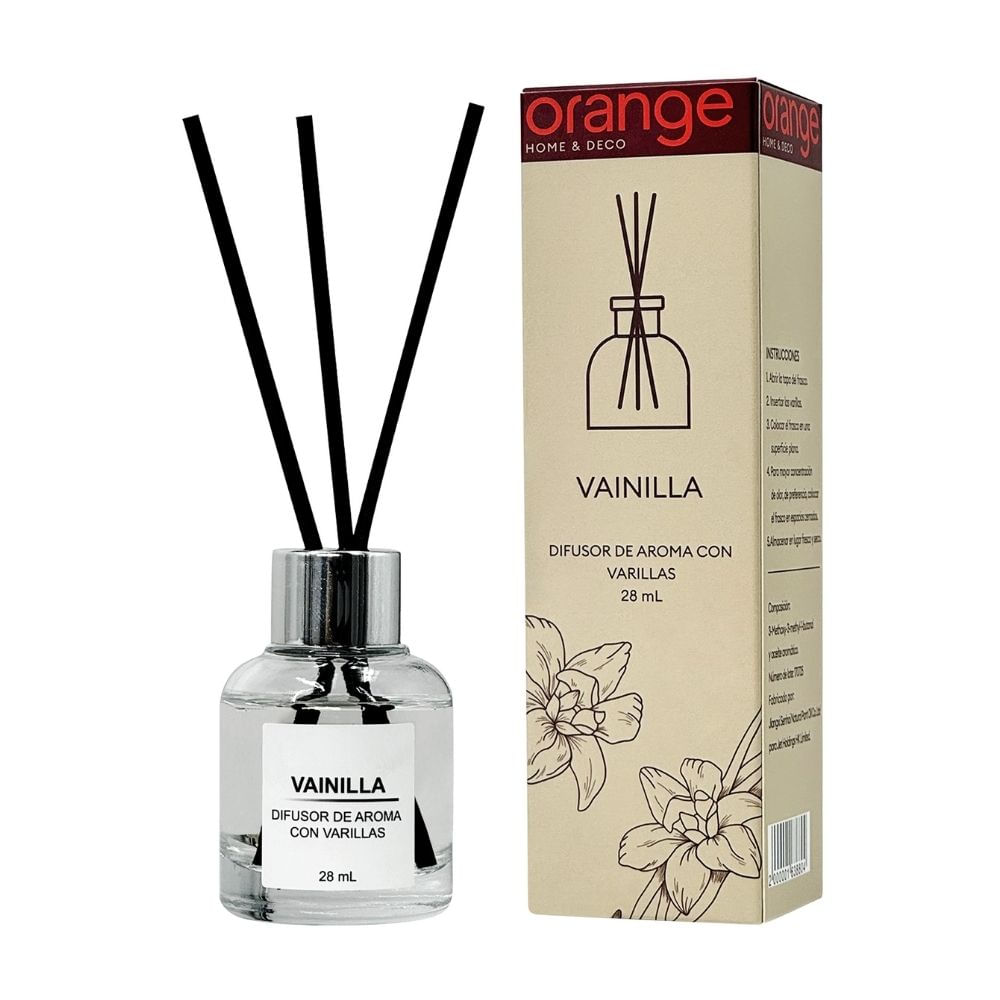 Difusor de Varillas Aroma Vainilla 28ml Orange