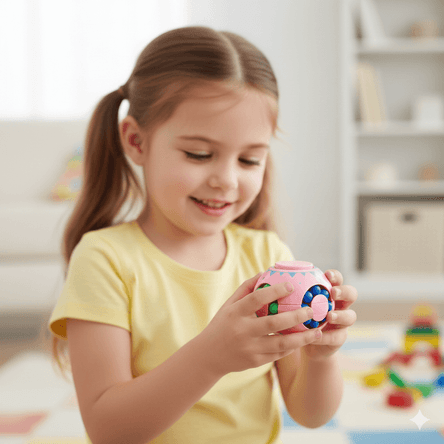 Bola rompecabezas antiestrés Rosado