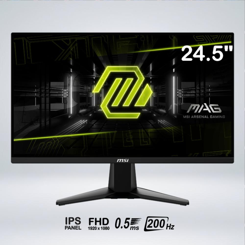 MONITOR MAG 255F E20 FULL HD 24.5 PULGADAS RAPID IPS 200HZ 0.5MS HDR ready AI