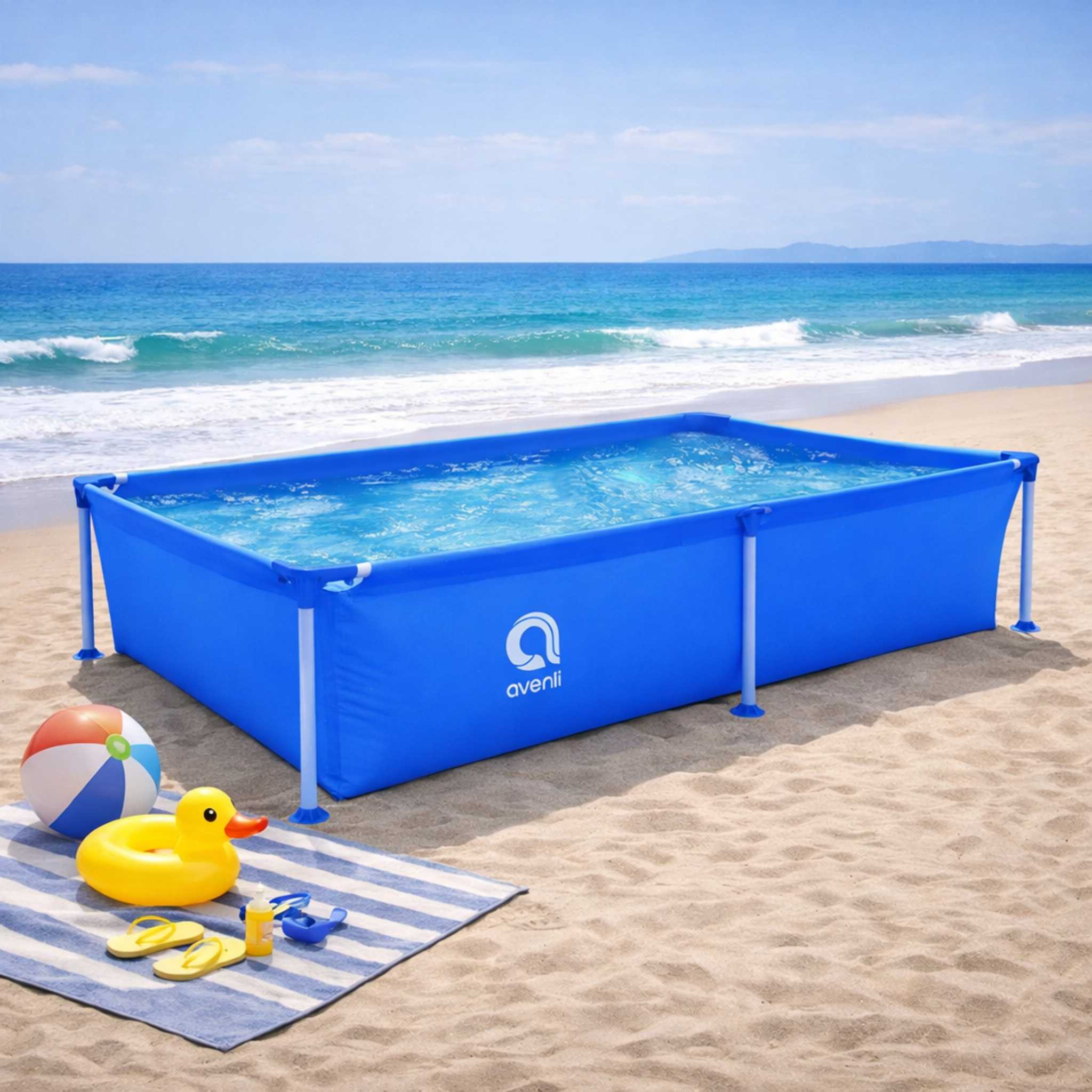 Piscina Estructural 1125 L 42x127x188 cm Celeste