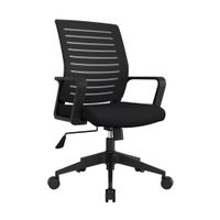 Silla Ergonómica Onix Gerente Nylon Negro Ofideas
