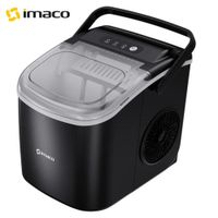 Maquina Hacer Hielo 12lts Imaco IMK1209 Color Negro