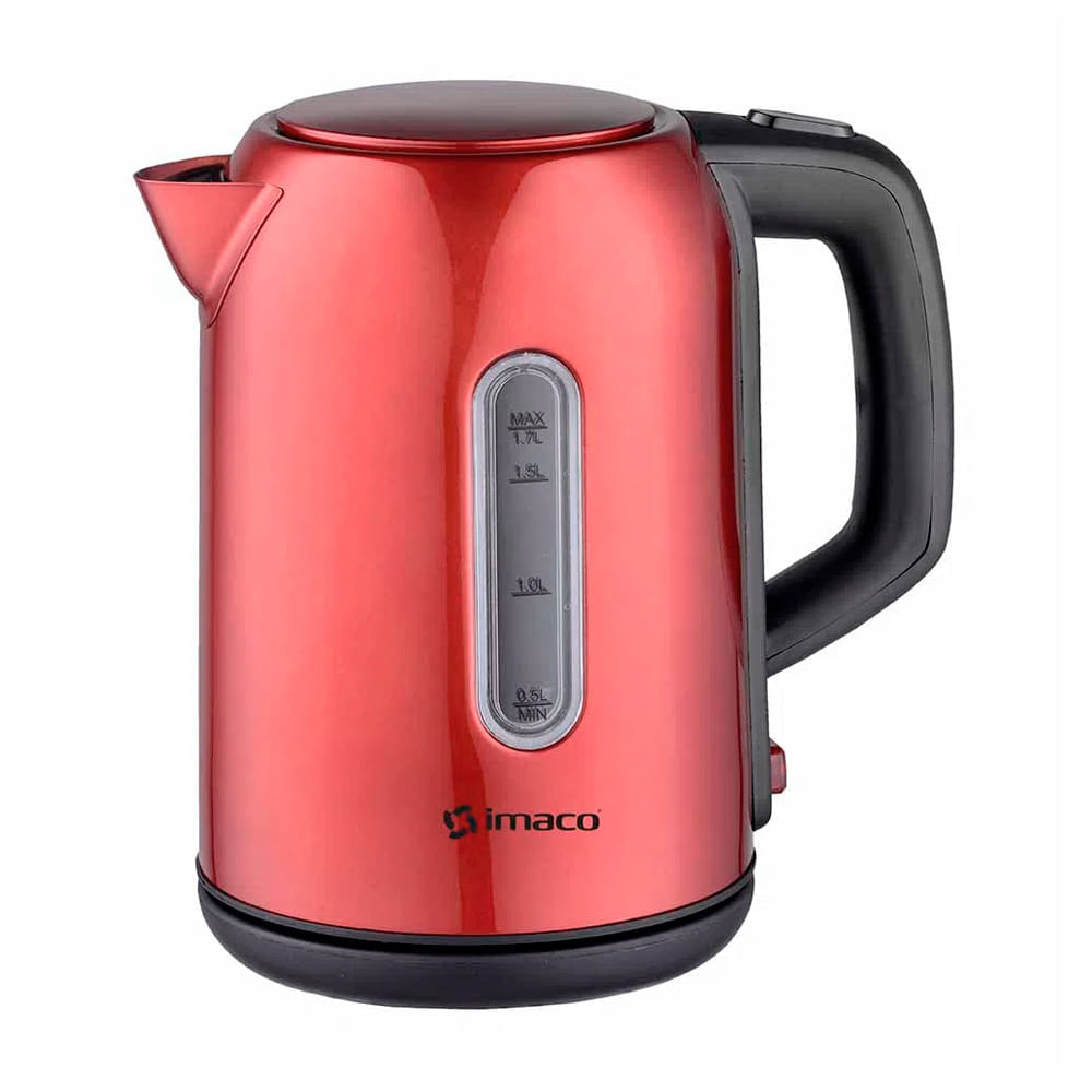 Hervidor Eléctrico Metálico 1.7L Imaco KE1722R Rojo