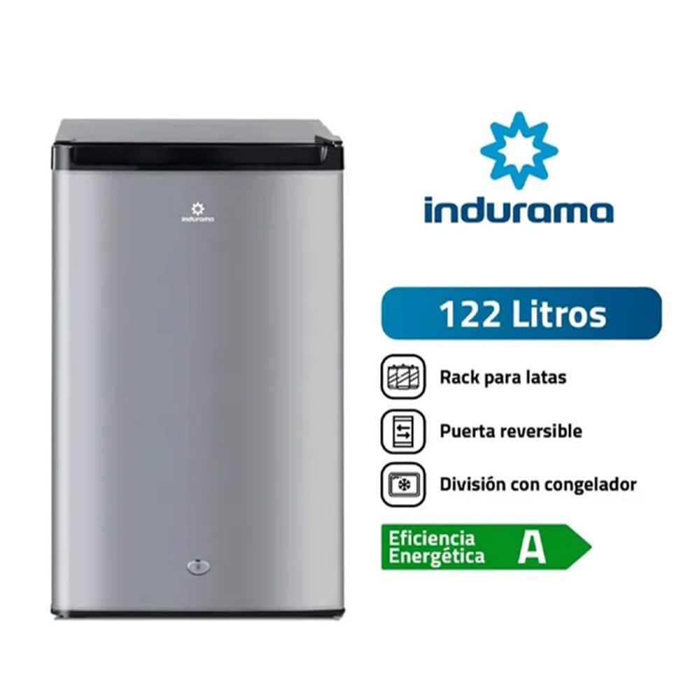 FRIGOBAR INDURAMA RI-159CR 122L Cromado