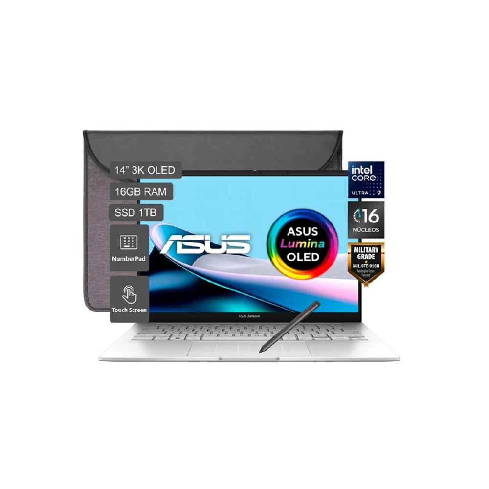 Asus Zenbook UX3405C 14 Touch 3K OLED Intel Core Ultra 9 285H 16GB 1TB SSD Windows 11 Español Lapiz