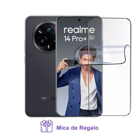 Realme 14 Pro Plus 12Gb Ram 512Gb Rom Black con Mica Hidrogel