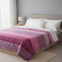EDREDON ESTAMPADO FUCSIA 1.5PLZ ALONDRA