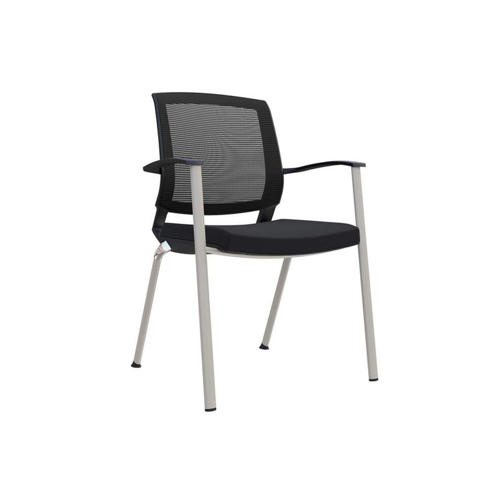 Silla Fija Amia Interlocutora Negro Ofideas