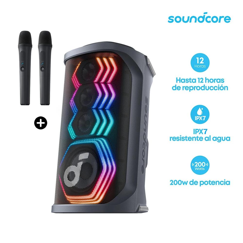 Parlante Bluetooth Rave 3S Soundcore by Anker con 2 Micrófonos
