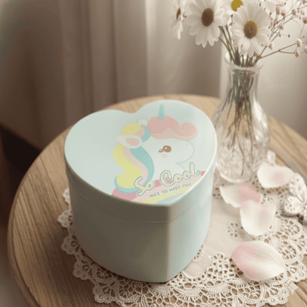 Organizador de joyas en forma de corazón -  Soo cool Celeste