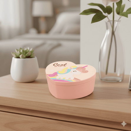 Organizador de joyas en forma de corazón - Cool Rosado Organizador de joyas en forma de corazón - Cool Rosado