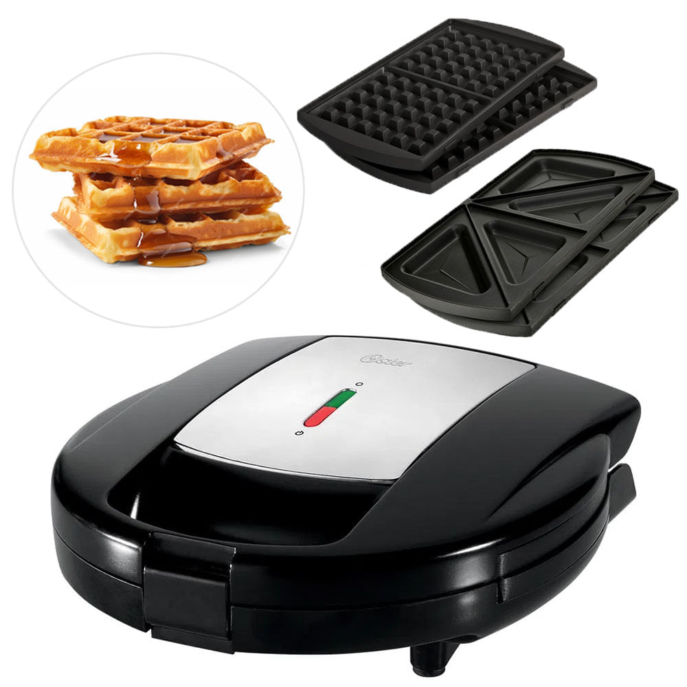 Sandwichera y Waflera Oster CKSTSM3892 Negro