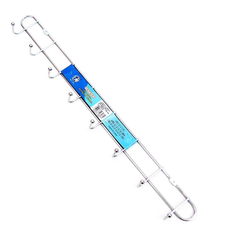 Perchero Organizador Colgante Utensilios Cocina Baño Soporte 8 Ganchos