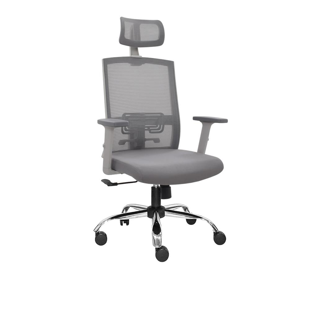 Silla Ergonómica Monk Syncro Presidente Cromado Gris Ofideas