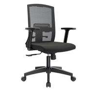 Silla Ergonómica Monk Syncro Gerente Nylon Negro Ofideas