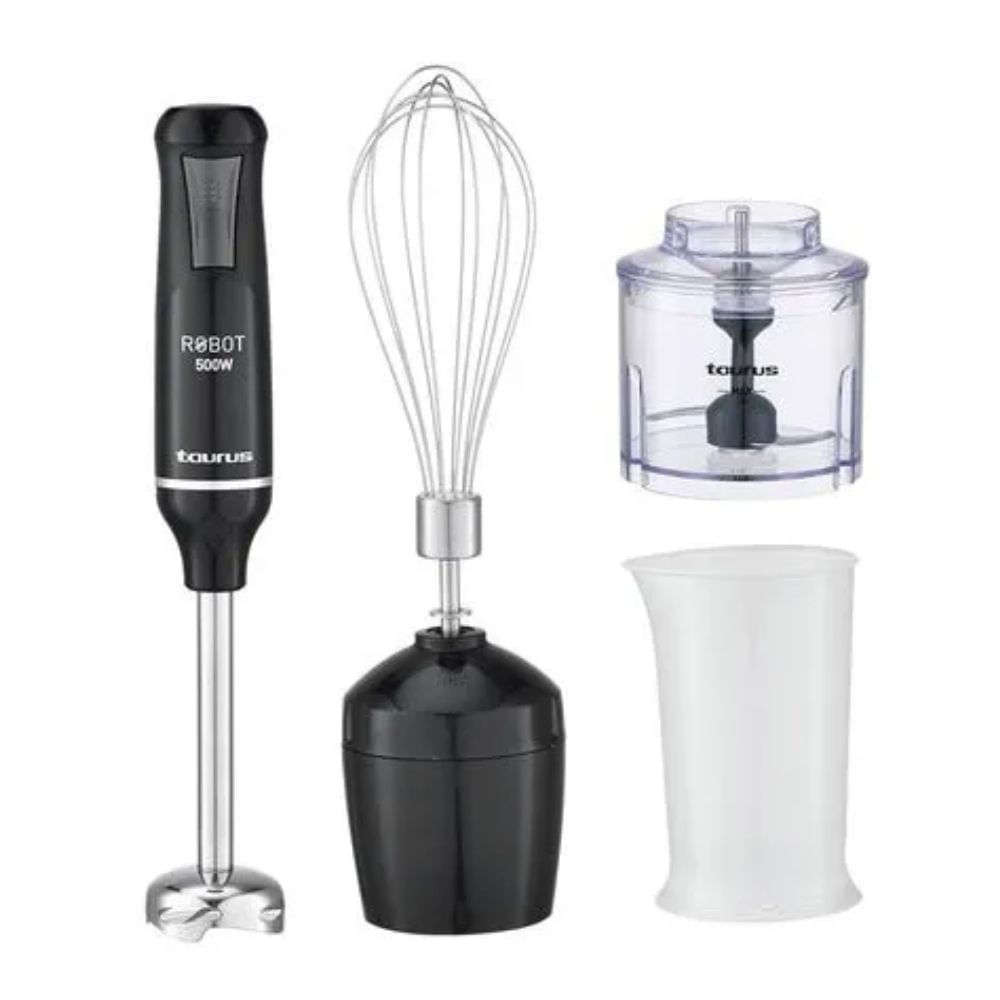 Batidora de Inmersion Taurus Robot 500 Plus Inox II Negro