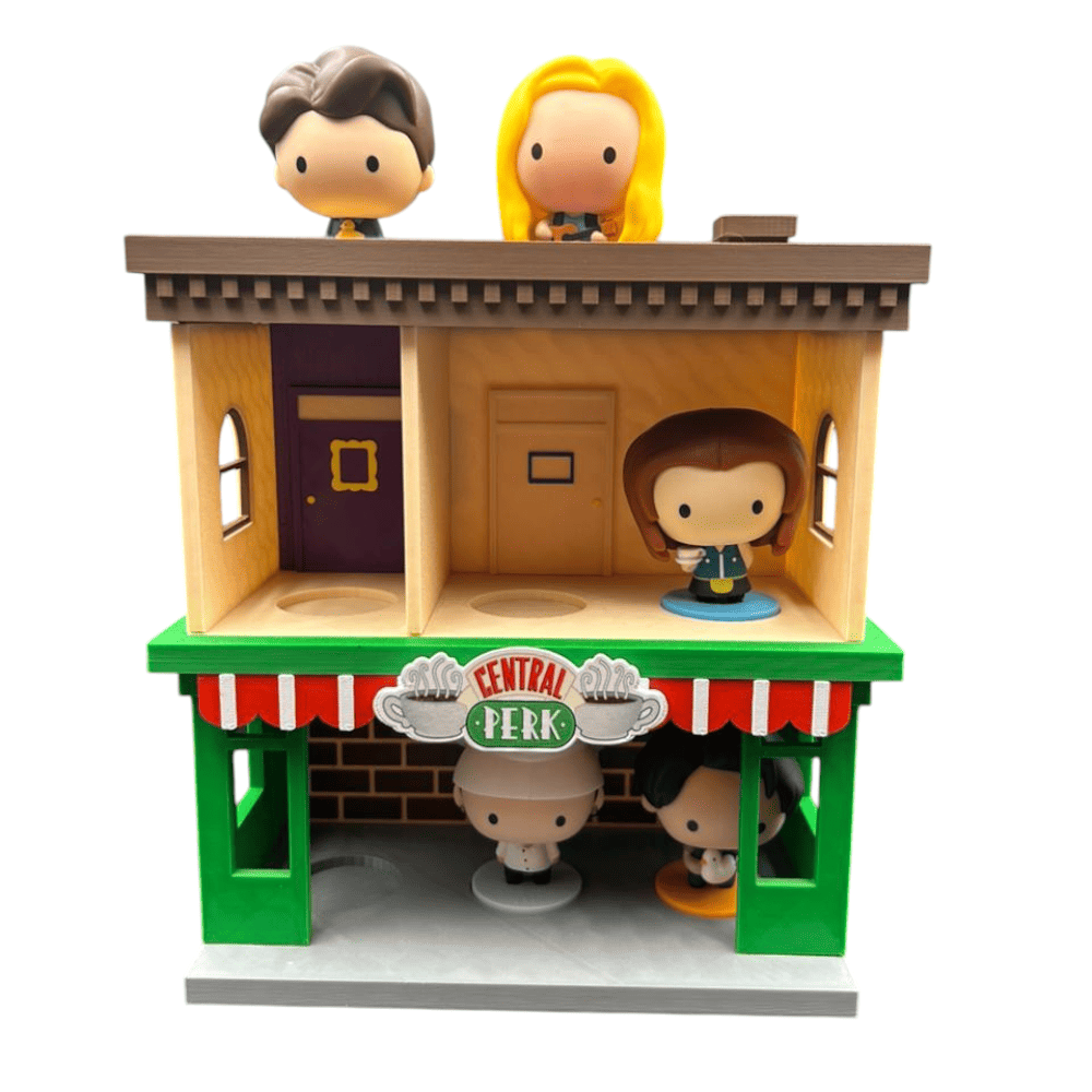 Stand Exhibidor para Funkies Friends x McDonalds - Diorama Central Perk