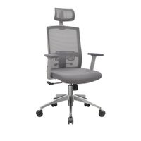 Silla Ergonómica Monk Syncro Presidente Aluminio Gris  Ofideas