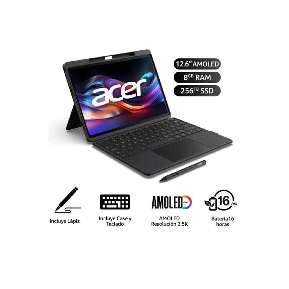 Tablet Acer Iconia X12 12.6 WQXGA OLED 8GB 256GB Lapiz y Teclado