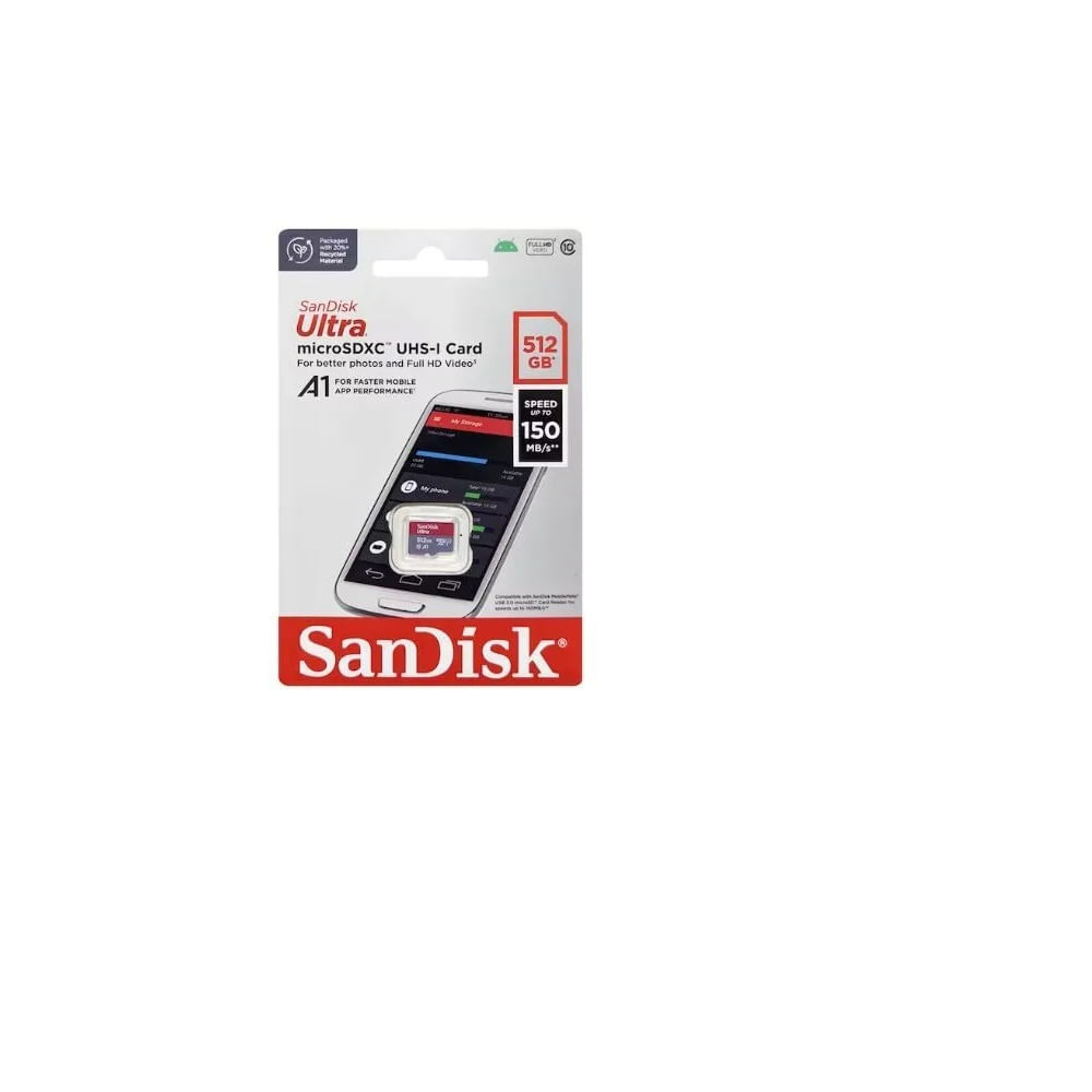 MEMORIA MICRO SDXC UHS-I SANDISK 512GB ULTRA A1 150MBPS