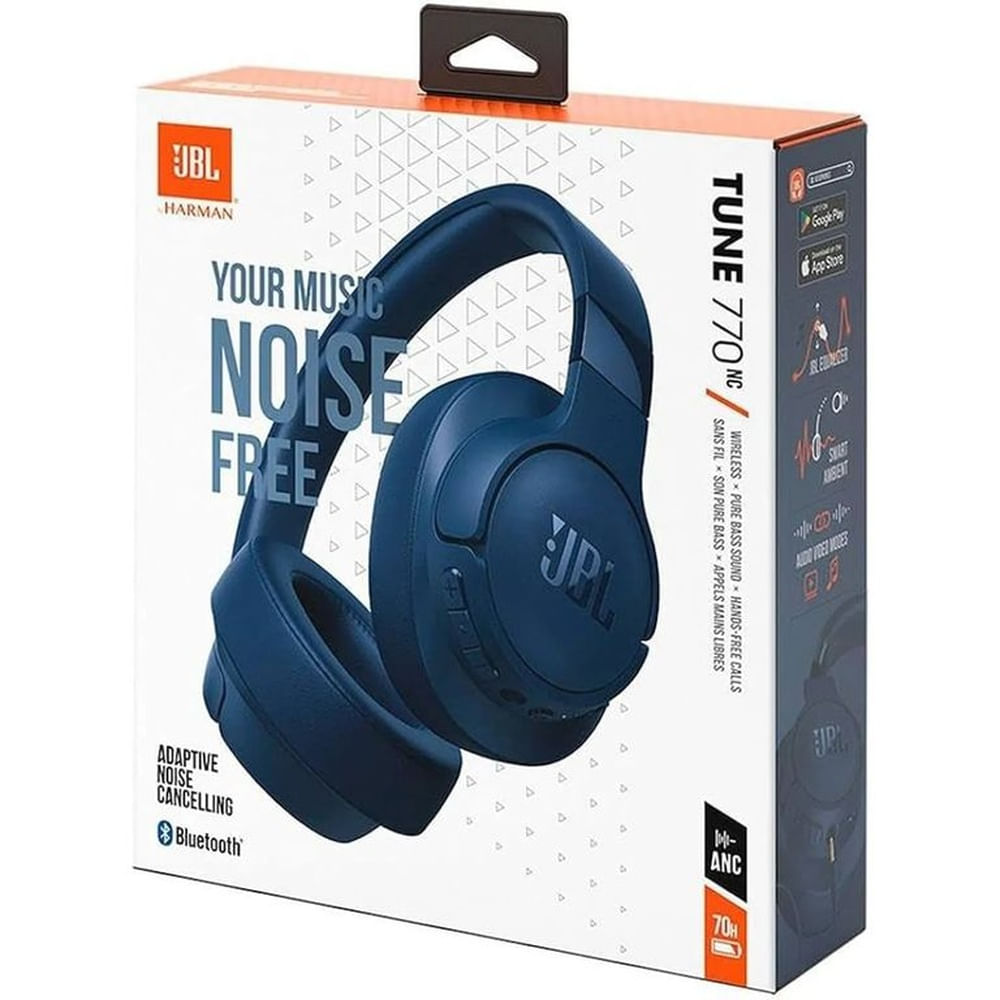 Audífonos Inalámbricos JBL Tune 770 BT NC 70h Azul