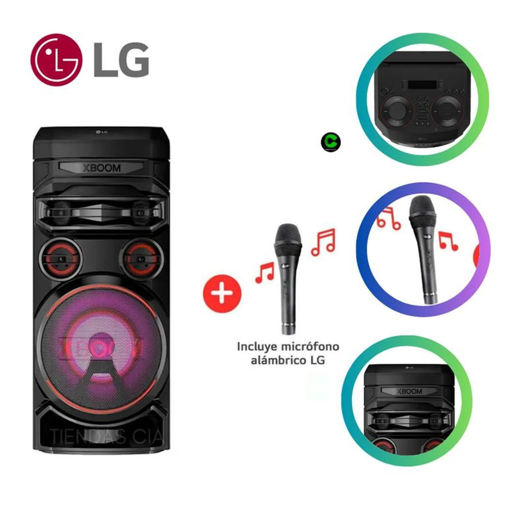 Torre de sonido LG XBOOM RNC7 Multi-Bluetooth Karaoke Star