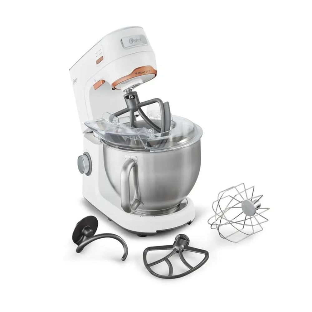 Batidora planetaria Oster con tecnología Heatsoft FPSTSMPL4W