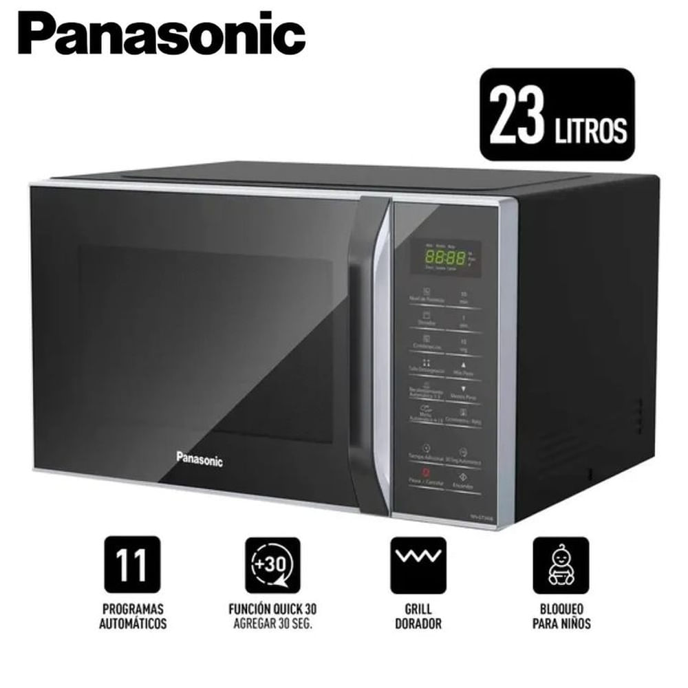 Horno Microonda Panasonic NN-GT34JBRPK 23L