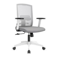 Silla Ergonómica Monk Semireclinable Gerente Nylon Gris Ofideas