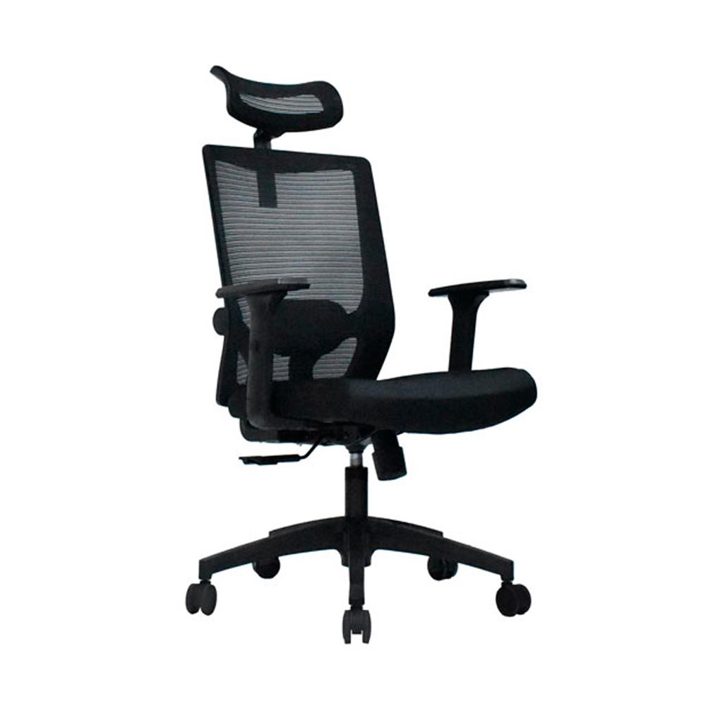 Silla Ergonómica Fer Presidente Nylon Negro Ofideas