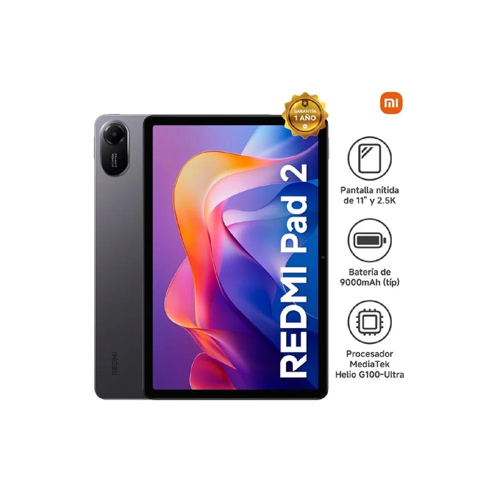 Tablet Xiaomi Redmi Pad 2 11 2.5K WiFi 4GB 128GB HyperOS 2.0 con Android 15 Gris oscuro