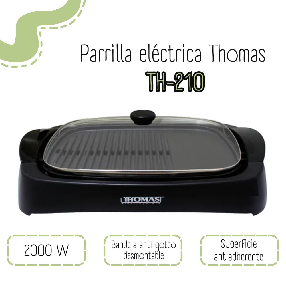 Parrilla Eléctrica Thomas de 2000W TH-210