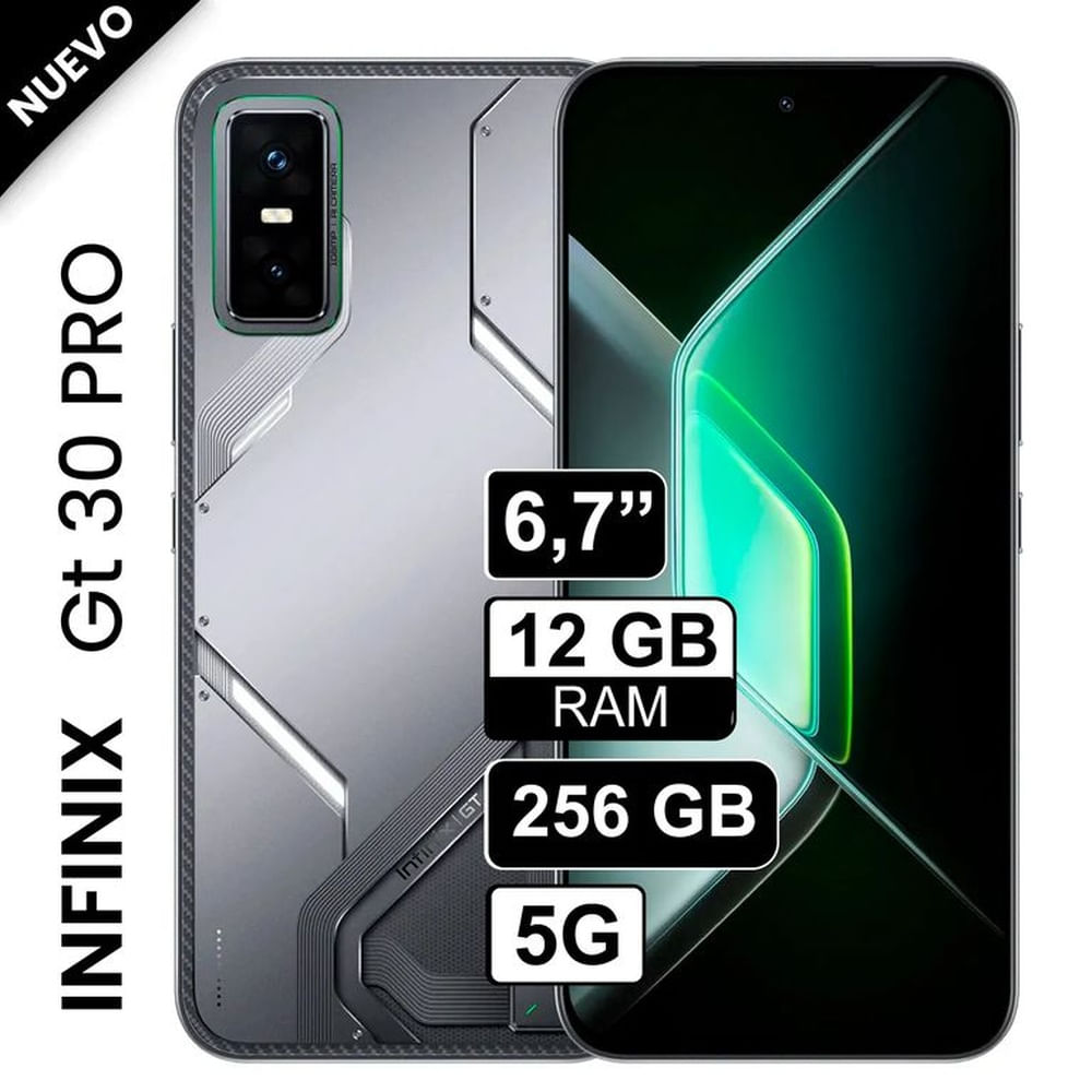 Celular Infinix Gt 30 Pro 5G Dual Sim 256GB 12GB Ram GRIS