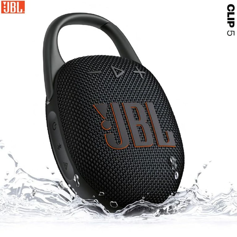 JBL CLIP 5 Parlante Bluetooth 5.3 Portatil Acuatico IP67 Extra Bass