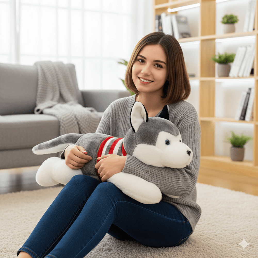 Peluche De Perro Siberiano Mediano DGH-PPSM Peluche De Perro Siberiano Mediano DGH-PPSM